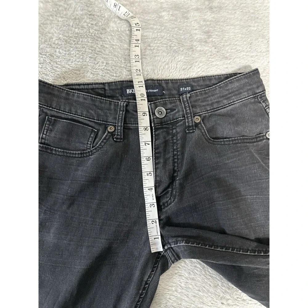 BKE Jake Straight Jeans Mens 31x32 Black Stretch Denim Casual Fits B